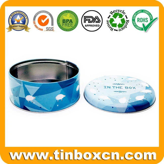 Bake Packaging Box Large Metal Round Cake Tins for Food