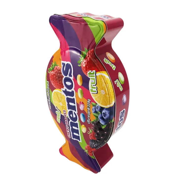 Neue Art-Bonbon-Form-Metallsüßigkeits-Blechdose
